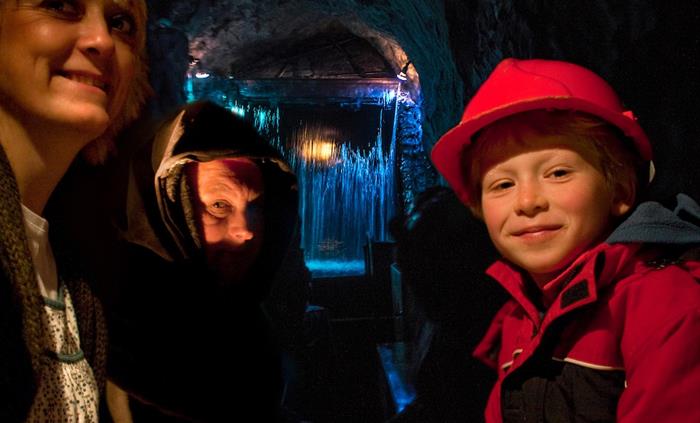 Sailing underground into King Arthur's Labyrinth in Corris